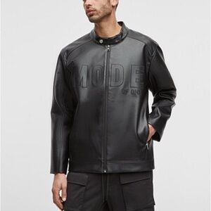 Men's Black Leather Jacket
